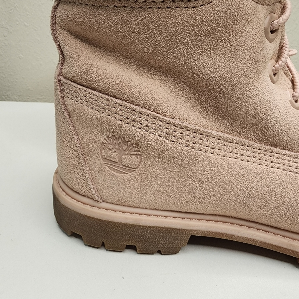 Pink Suede Timberland Sz 9 Primaloft Timberdry Defender Workboots - Picture 12 of 16